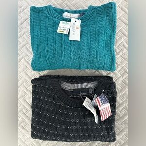 Pair of Bill Blass Menswear Sweaters NEW/Old Stock with Tags